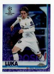 Luka Modric [Purple Refractor] Soccer Cards 2018 Topps Chrome UEFA Champions League Prices
