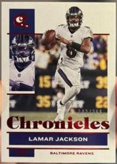 Lamar Jackson [Red] Football Cards 2021 Panini Chronicles Prices