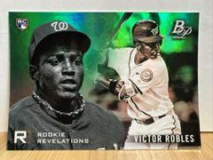 Victor Robles [Green] Baseball Cards 2018 Bowman Platinum Rookie Revelations Prices