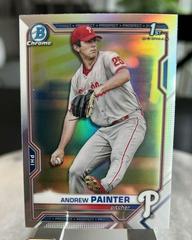 Andrew Painter [Refractor] Baseball Cards 2021 Bowman Draft Chrome Prices