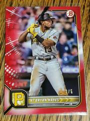 Ke'Bryan Hayes [Red] #13 Baseball Cards 2022 Bowman Prices