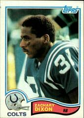 Zachary Dixon Football Cards 1982 Topps Prices