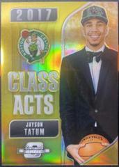 Jayson Tatum [Gold] #1 Basketball Cards 2018 Panini Contenders Optic Class Acts Prices