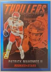 Patrick Mahomes II [Blue] Football Cards 2022 Panini Rookies & Stars Thrillers Prices