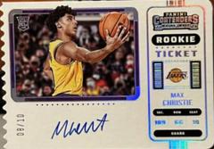 Max Christie [SP Variation Autograph Stub Ticket] #144V Basketball Cards 2022 Panini Contenders Prices