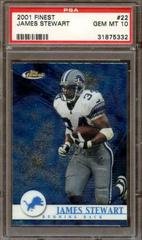 James Stewart #22 Football Cards 2001 Topps Finest Prices