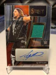 AJ Styles #AM-AJS Wrestling Cards 2022 Panini Select WWE Autograph Memorabilia Prices