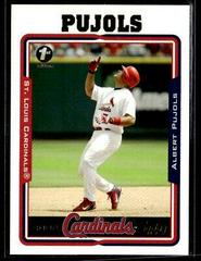 Albert Pujols [1st Edition] #100 Baseball Cards 2005 Topps Prices