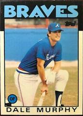 Dale Murphy Baseball Cards 1986 Topps Tiffany Prices