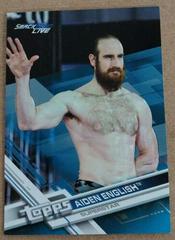 Aiden English [Blue] #138 Wrestling Cards 2017 Topps WWE Then Now Forever Prices