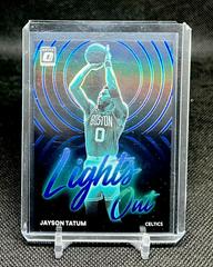 Jayson Tatum [Blue] #1 Basketball Cards 2022 Panini Donruss Optic Lights Out Prices