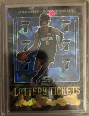 Jalen Green [Blue Ice] #2 Basketball Cards 2021 Panini Contenders Optic Lottery Ticket Prices