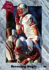 Browning Nagle #130 Football Cards 1991 Classic Draft Prices
