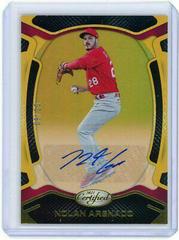 Nolan Arenado [Autographs Gold] #49 Baseball Cards 2021 Panini Chronicles Certified Prices