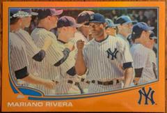 Mariano Rivera [Walking Orange Refractor] #118 Baseball Cards 2013 Topps Chrome Prices