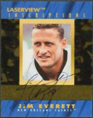 Jim Everett Football Cards 1996 Pinnacle Laser View Inscriptions Autographs Prices