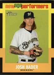 Josh Hader #NAP12 Baseball Cards 2020 Topps Heritage New Age Performers Prices
