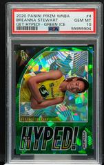 Breanna Stewart [Prizm Green Ice] Basketball Cards 2020 Panini Prizm WNBA Get Hyped Prices