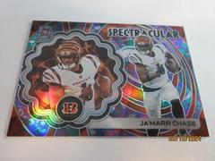 Ja'Marr Chase [Marble Neon] #10 Football Cards 2023 Panini Spectra Spectracular Prices