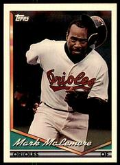 MArk McLemore #370 Baseball Cards 1994 Topps Gold Prices