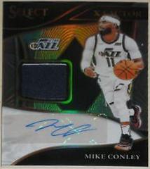 Mike Conley [Green Prizm] Basketball Cards 2021 Panini Select Signatures Prices