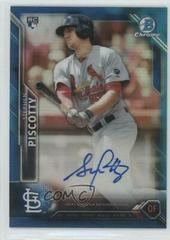 Stephen Piscotty [Blue Refractor] #CRA-SP Baseball Cards 2016 Bowman Chrome Rookie Autographs Prices