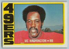 Vic Washington Football Cards 1972 Topps Prices