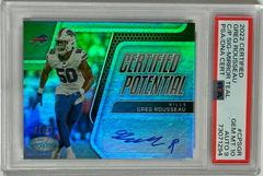 Greg Rousseau [Teal] #CPS-GR Football Cards 2022 Panini Certified Potential Signatures Prices