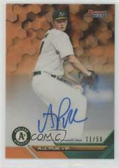 A.J. Puk [Orange Refractor] Baseball Cards 2016 Bowman's Best of 2016 Autograph Prices