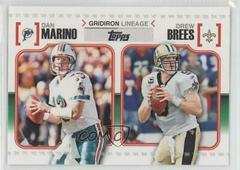 Dan Marino, Drew Brees #GL-MB Football Cards 2010 Topps Gridiron Lineage Prices