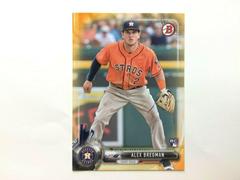 Alex Bregman [Orange] #75 Baseball Cards 2017 Bowman Prices