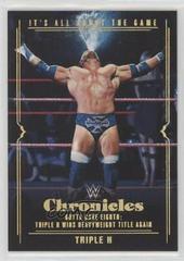 Triple H #HHH-36 Wrestling Cards 2022 Panini Chronicles WWE It's All About the Game Prices