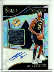 Myles Turner Basketball Cards 2021 Panini Select X Factor Memorabilia Signatures Prices