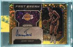 Jerry West [Gold] #FB-JWA Basketball Cards 2022 Panini Prizm Fast Break Autographs Prices