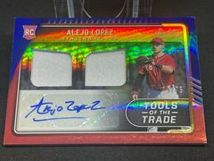 Alejo Lopez Baseball Cards 2022 Panini Absolute Tools of the Trade 2 Swatch Signatures Prices