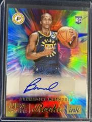 Bennedict Mathurin #RI-BDM Basketball Cards 2022 Panini Hoops Rookie Ink Autographs Prices