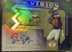 Justin Jefferson [Autograph Memorabilia Green] Football Cards 2020 Panini Illusions Prices