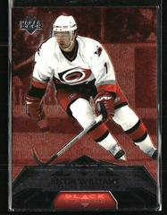 Justin Williams #13 Hockey Cards 2007 Upper Deck Black Diamond Prices