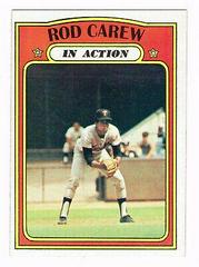 Rod Carew [In Action] #696 Baseball Cards 1972 Topps Prices