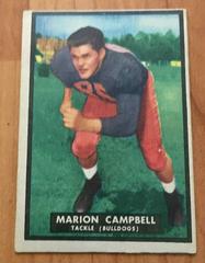 Marion Campbell #19 Football Cards 1951 Topps Magic Prices
