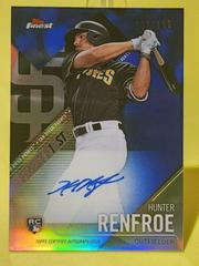 Hunter Renfroe [Blue Refractor] Baseball Cards 2017 Topps Finest Firsts Autographs Prices