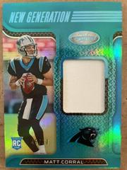 Matt Corral [Teal] Football Cards 2022 Panini Certified Prices