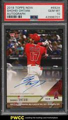 Shohei Ohtani [Autograph] #692A Baseball Cards 2018 Topps Now Prices