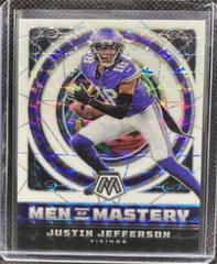 Justin Jefferson [White] #MM-13 Football Cards 2022 Panini Mosaic Men of Mastery Prices