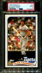 Alan Trammell #43 Baseball Cards 1989 Topps Ljn Baseball Talk Prices