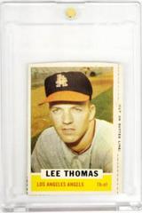 Lee Thomas [Hand Cut] Baseball Cards 1962 Bazooka Prices