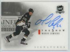 Mario Lemieux [Autograph] #SW-12 Hockey Cards 2021 Upper Deck The Cup Show White Prices