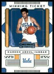 Kareem Abdul-Jabbar Basketball Cards 2020 Panini Contenders Draft Picks Winning Tickets Prices