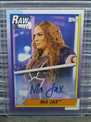 Nia Jax [Purple] Wrestling Cards 2021 Topps Heritage WWE Autographs Prices