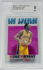 Kobe Bryant [Retrofractor] Basketball Cards 2000 Topps Heritage Prices